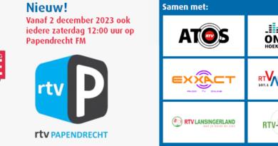 Nieuw, vanaf 2 december Zaterdagmiddag Live! ook op Papendrecht FM!